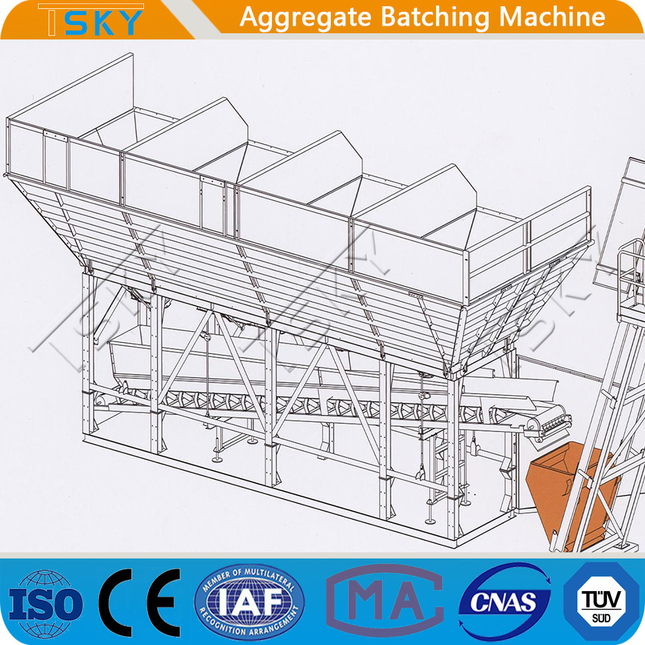 PLD1600 Common Commercail Project Concrete Aggregate Weighing Batching Machine